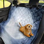 Halloween Moonlight Print Pet Car Back Seat Cover