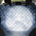 Halloween Moonlight Print Pet Car Back Seat Cover