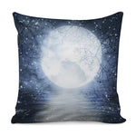 Halloween Moonlight Print Pillow Cover