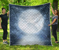 Halloween Moonlight Print Quilt