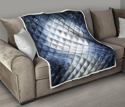 Halloween Moonlight Print Quilt