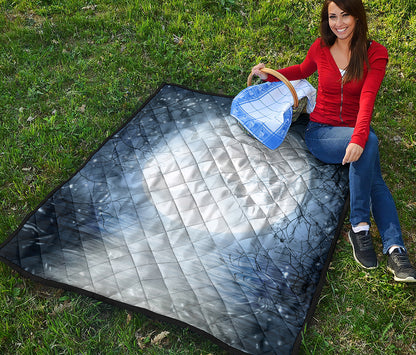 Halloween Moonlight Print Quilt