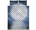 Halloween Moonlight Print Quilt Bed Set