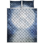 Halloween Moonlight Print Quilt Bed Set
