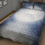 Halloween Moonlight Print Quilt Bed Set
