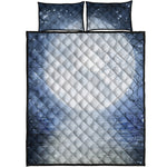Halloween Moonlight Print Quilt Bed Set
