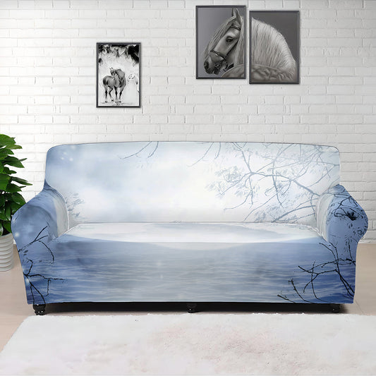 Halloween Moonlight Print Sofa Cover