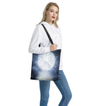 Halloween Moonlight Print Tote Bag