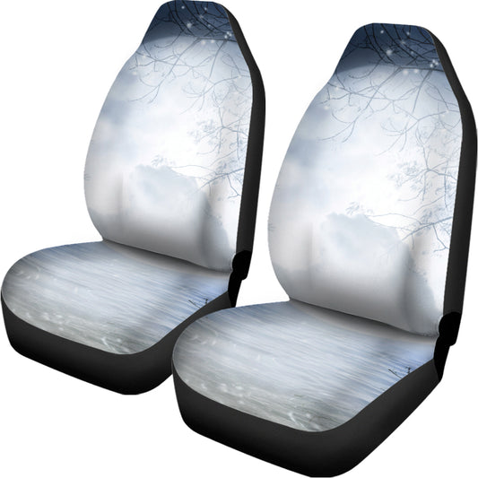 Halloween Moonlight Print Universal Fit Car Seat Covers