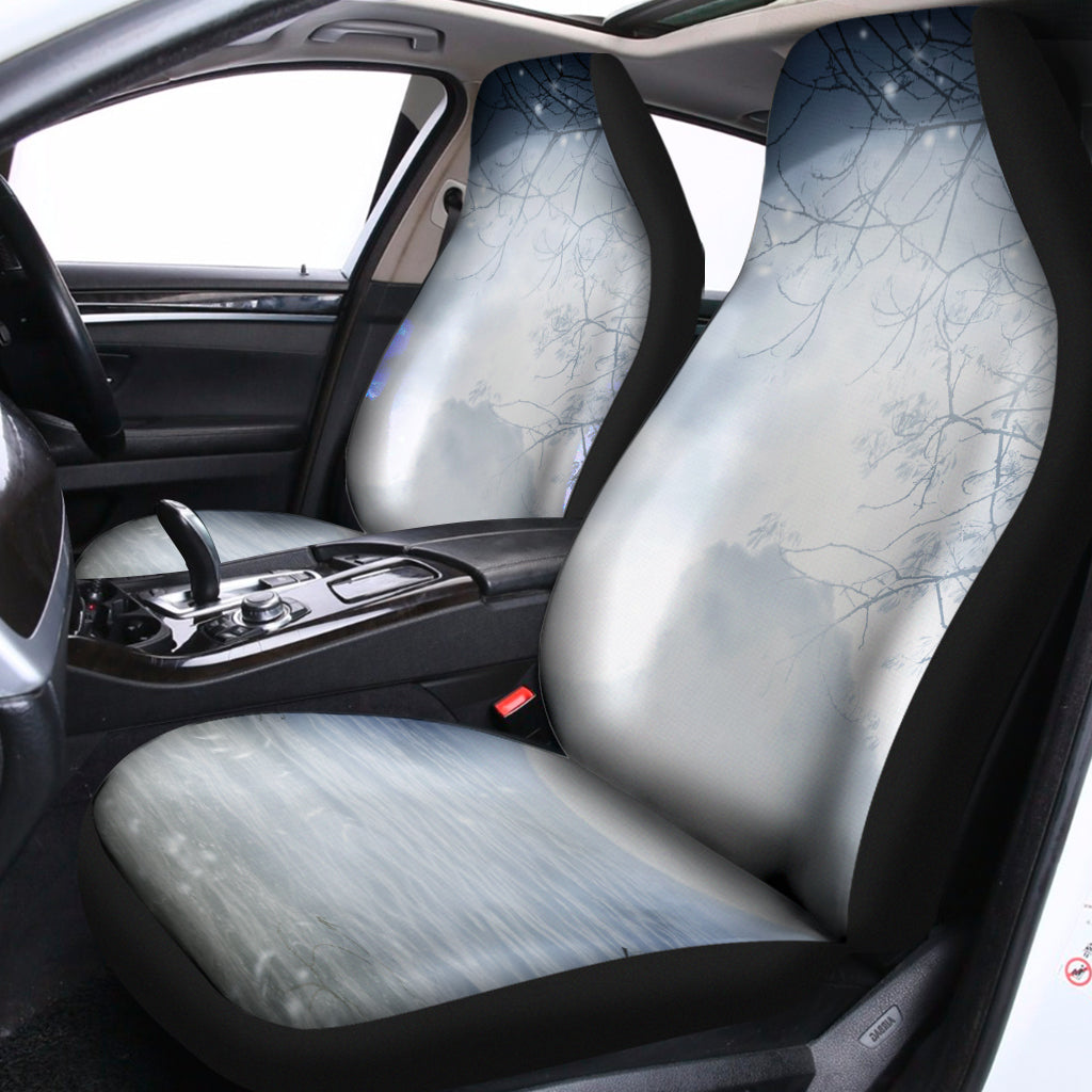 Halloween Moonlight Print Universal Fit Car Seat Covers