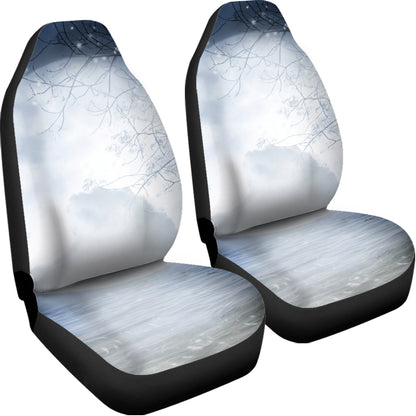 Halloween Moonlight Print Universal Fit Car Seat Covers