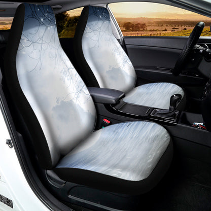 Halloween Moonlight Print Universal Fit Car Seat Covers