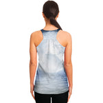 Halloween Moonlight Print Women's Racerback Tank Top
