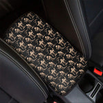 Halloween Mummy Pattern Print Car Center Console Cover