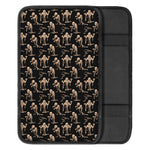 Halloween Mummy Pattern Print Car Center Console Cover