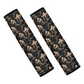 Halloween Mummy Pattern Print Car Seat Belt Covers