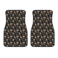 Halloween Mummy Pattern Print Front Car Floor Mats