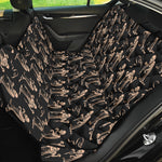 Halloween Mummy Pattern Print Pet Car Back Seat Cover
