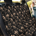 Halloween Mummy Pattern Print Pet Car Back Seat Cover