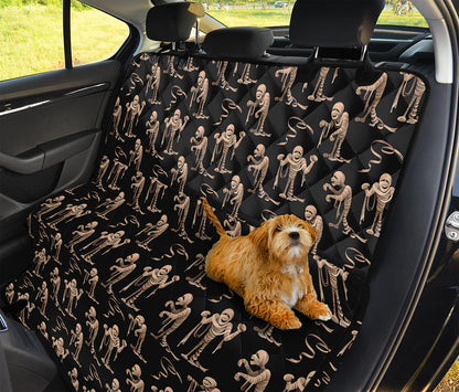 Halloween Mummy Pattern Print Pet Car Back Seat Cover