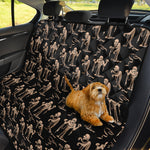 Halloween Mummy Pattern Print Pet Car Back Seat Cover
