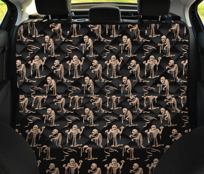 Halloween Mummy Pattern Print Pet Car Back Seat Cover
