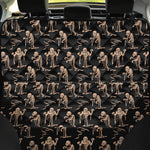 Halloween Mummy Pattern Print Pet Car Back Seat Cover