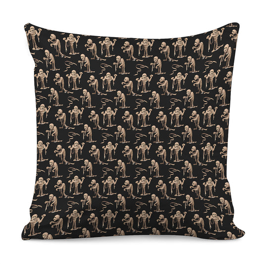 Halloween Mummy Pattern Print Pillow Cover