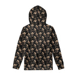 Halloween Mummy Pattern Print Pullover Hoodie