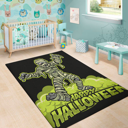 Halloween Mummy Print Area Rug