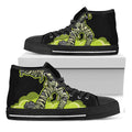 Halloween Mummy Print Black High Top Sneakers