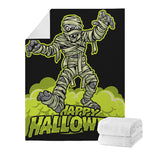 Halloween Mummy Print Blanket