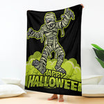 Halloween Mummy Print Blanket