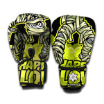 Halloween Mummy Print Boxing Gloves