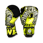 Halloween Mummy Print Boxing Gloves