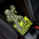 Halloween Mummy Print Car Center Console Cover