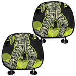 Halloween Mummy Print Car Headrest Covers