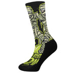 Halloween Mummy Print Crew Socks