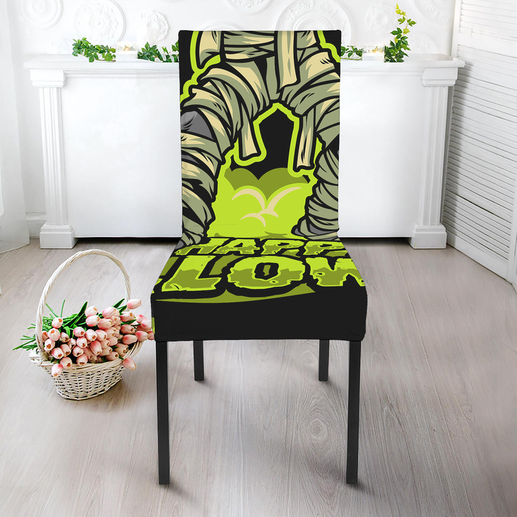 Halloween Mummy Print Dining Chair Slipcover