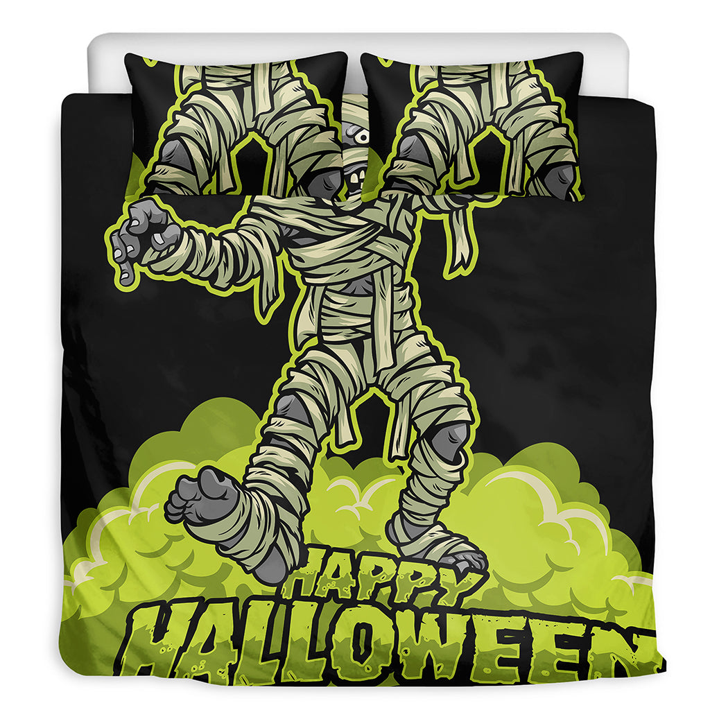 Halloween Mummy Print Duvet Cover Bedding Set