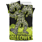Halloween Mummy Print Duvet Cover Bedding Set
