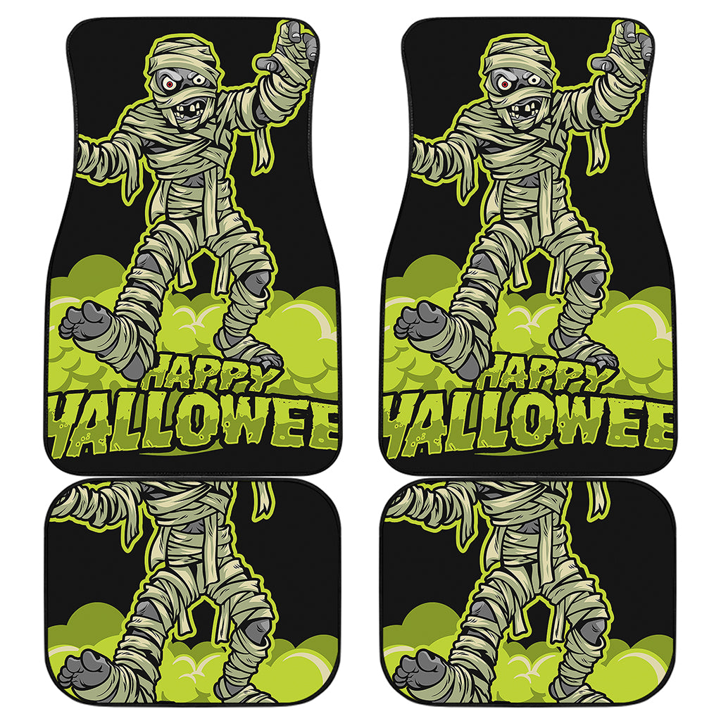 Halloween Mummy Print Front and Back Car Floor Mats