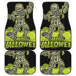 Halloween Mummy Print Front and Back Car Floor Mats