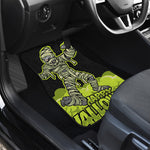 Halloween Mummy Print Front and Back Car Floor Mats