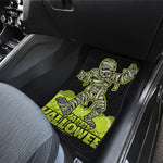 Halloween Mummy Print Front and Back Car Floor Mats
