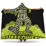 Halloween Mummy Print Hooded Blanket