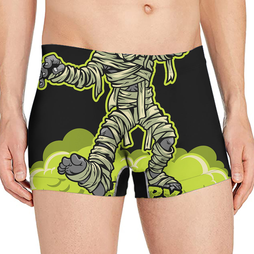 Halloween Mummy Print Men's Boxer Briefs