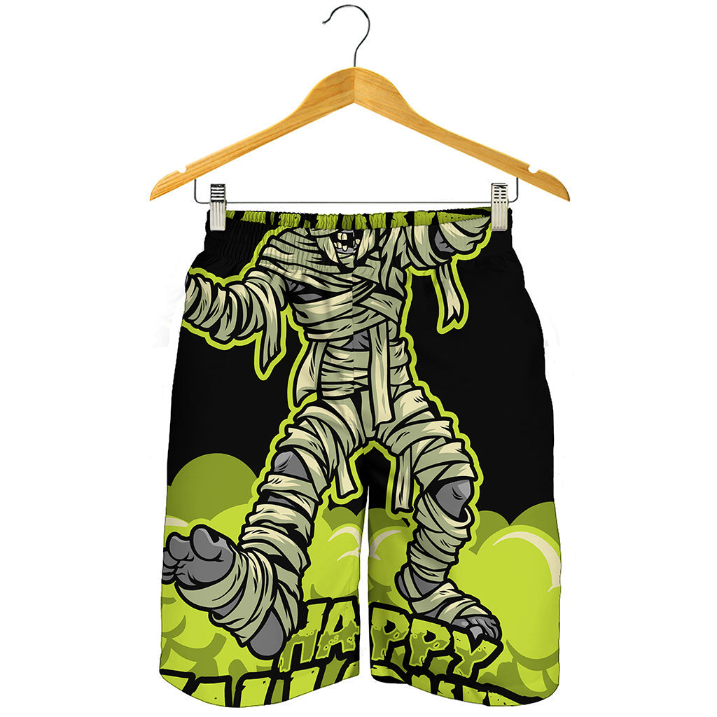 Halloween Mummy Print Men's Shorts