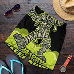 Halloween Mummy Print Men's Shorts