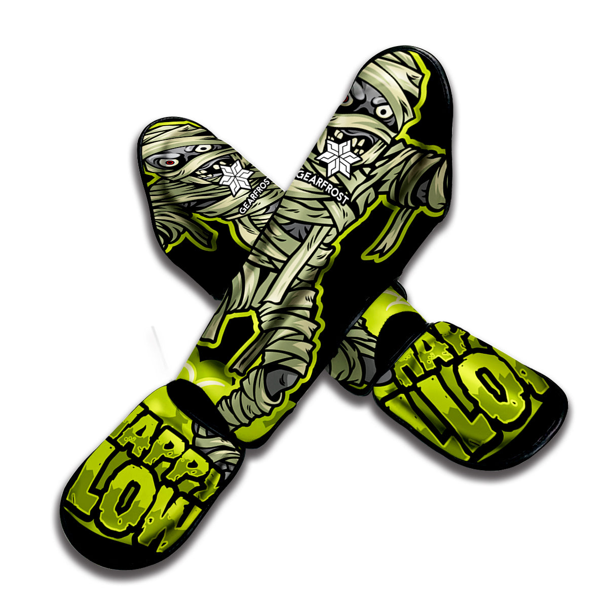 Halloween Mummy Print Muay Thai Shin Guard